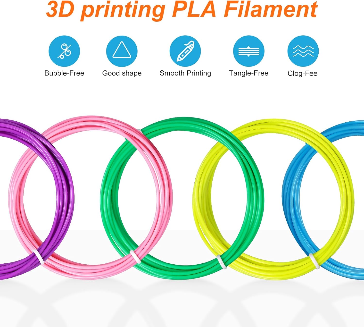 3D Pen Filament Refills 12 Colors 3D Printing Pen PLA Filament 1.75mm - Image 4