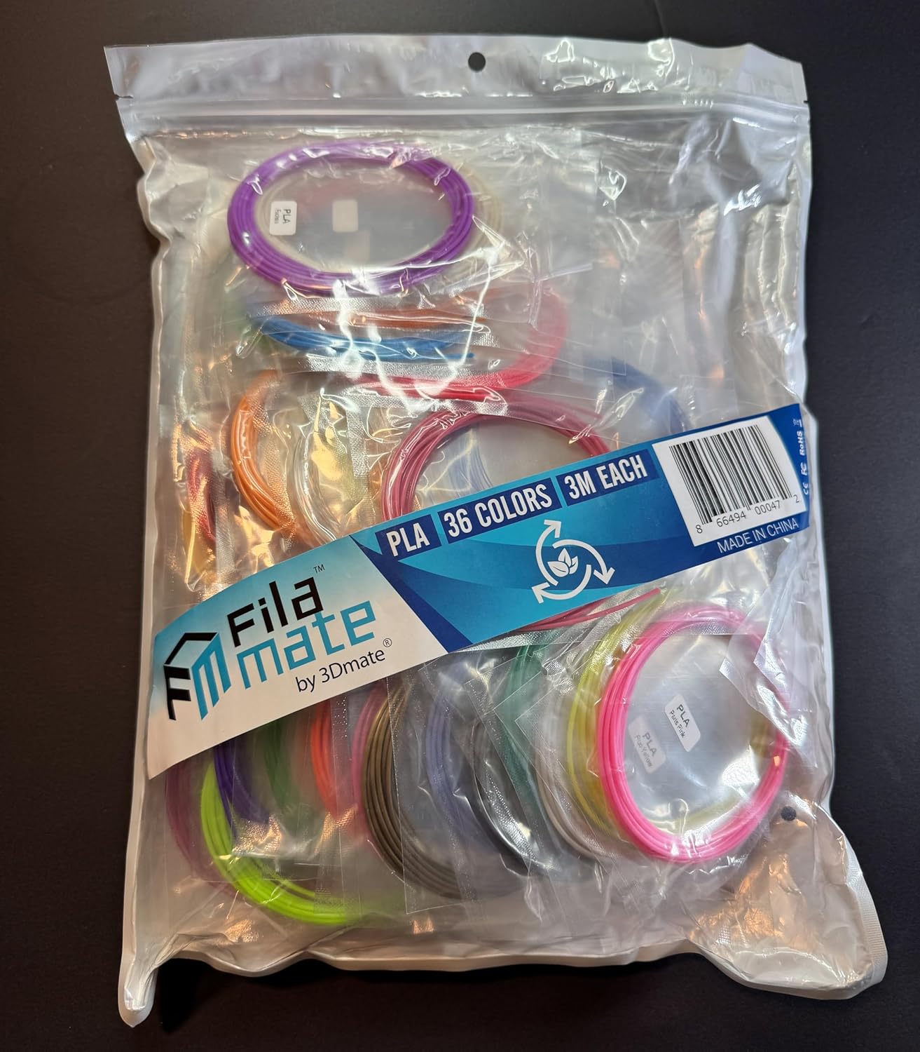 3D Pen Filament with Silicone Design Mat and Compatible Stencils Book with 12 Templates - Image 5