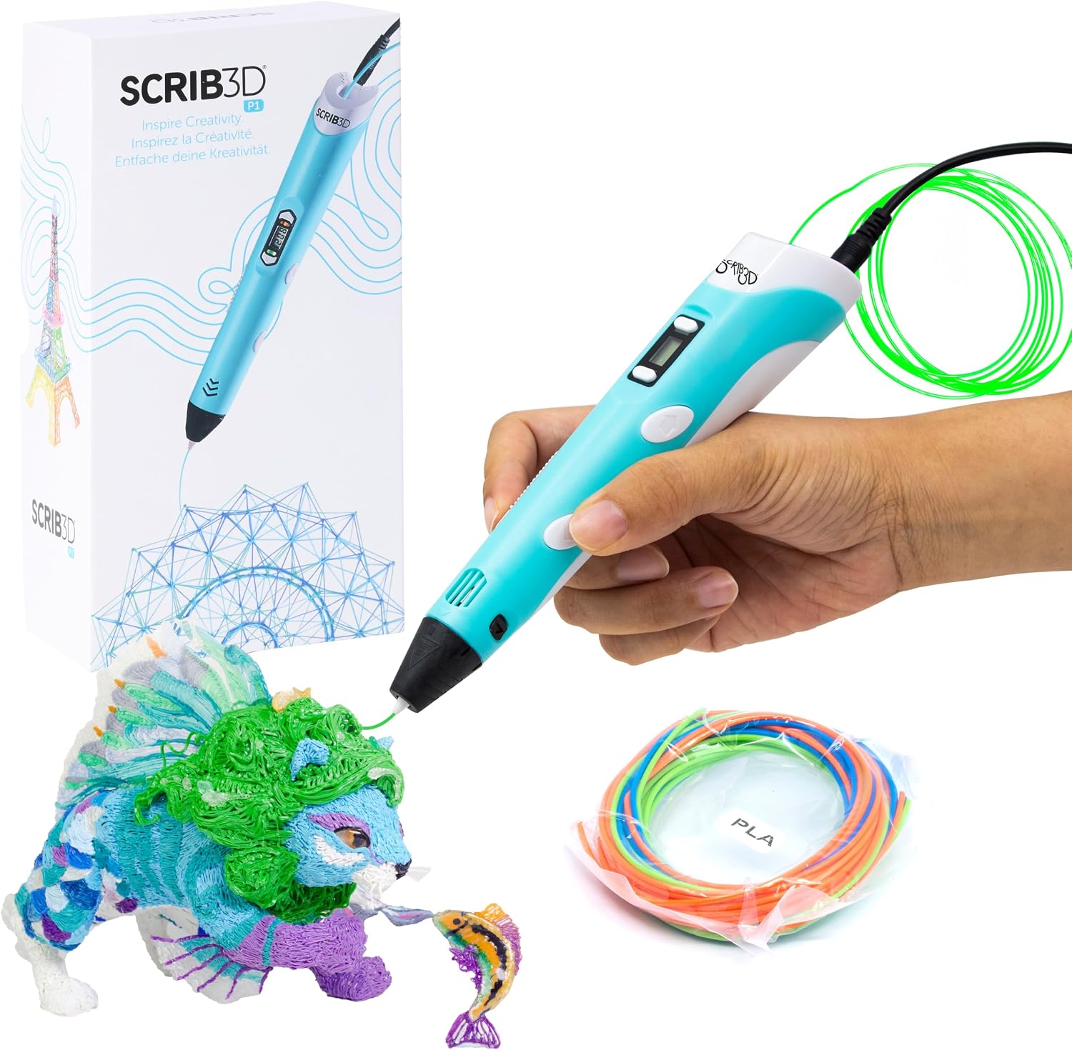 SCRIB3D P1 3D Pen with Display
