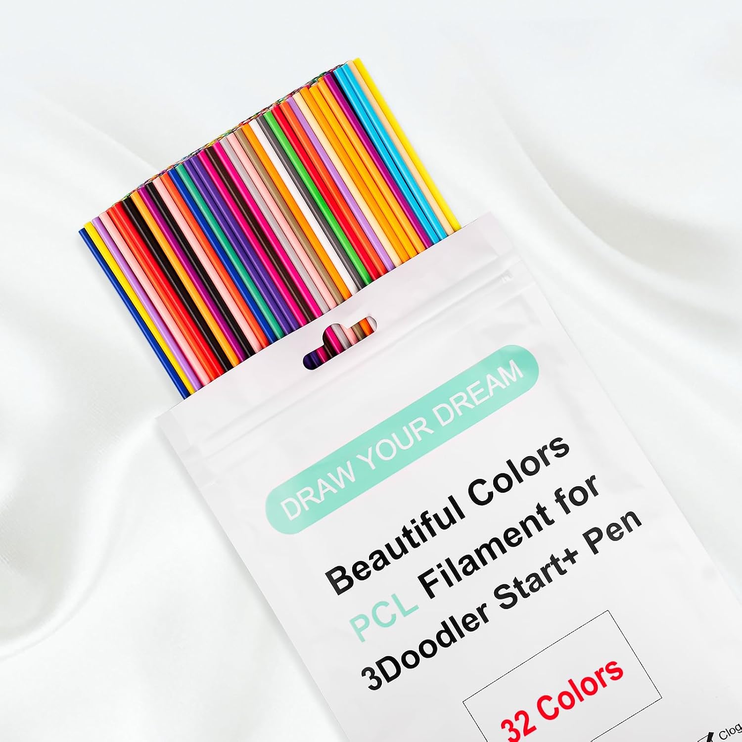 Kretrum 32-Colour Refills for 3Doodler Start (2.5 mm)