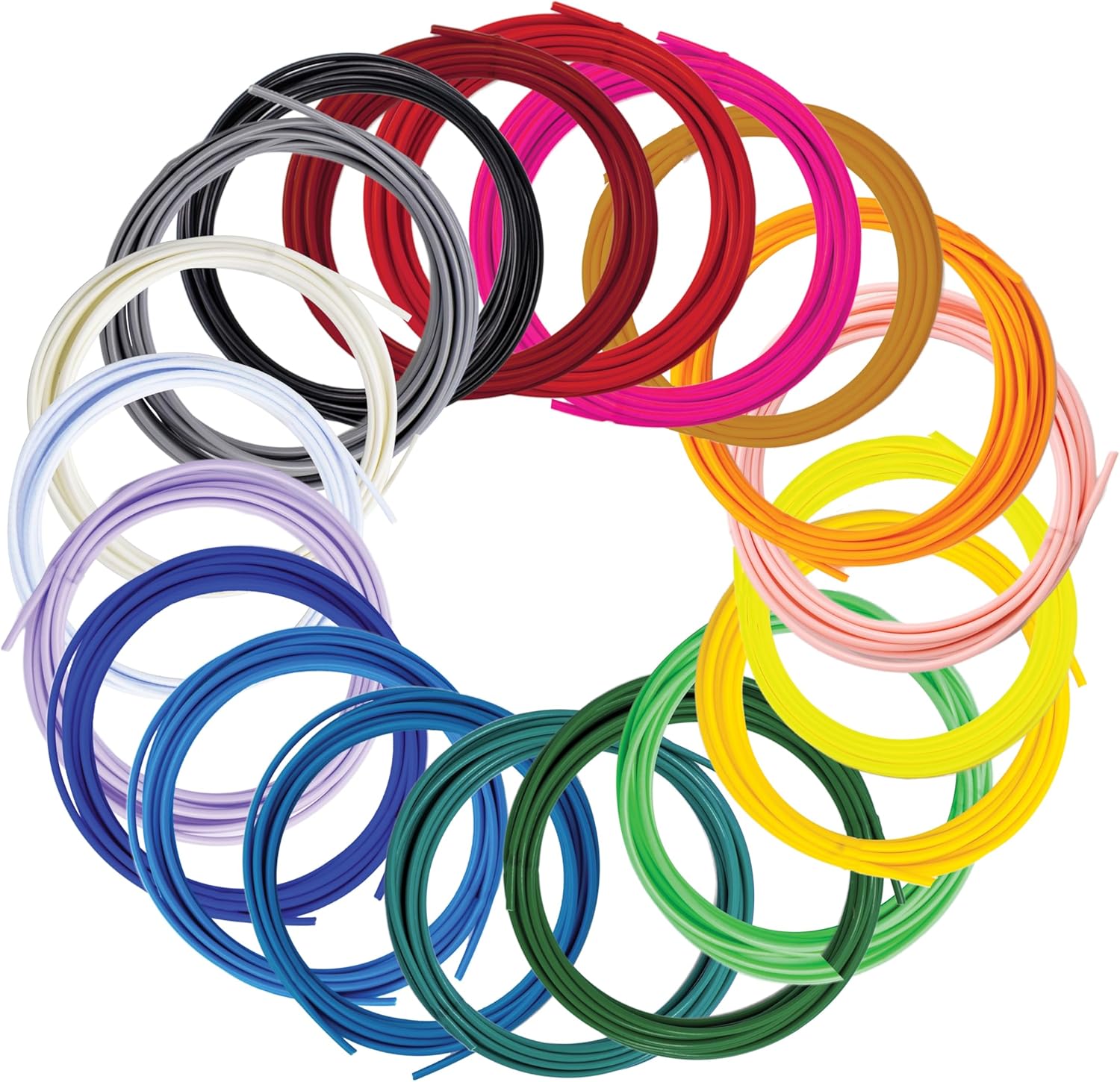 SCRIB3D PLA Refills, 20 Colours (1.75 mm)